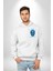 Sokak Sitili Kurukafa Erkek Kadın Beyaz Ön Sırt Baskılı Kapüşonlu Sweatshirt Hoodie 2