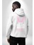 Bazı Pembe Tavşanların Kahveye Ihtiyacı Var Erkek Kadın Beyaz Ön Sırt Baskılı Kapüşonlu Sweatshirt Hoodie 4