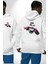 Bonanza Gülen Surat Gangster Erkek Kadın Beyaz Ön Sırt Baskılı Kapüşonlu Sweatshirt Hoodie 1