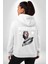 Michelagelo Modern Apollo Heykel Sokak Style Erkek Kadın Beyaz Ön Sırt Baskılı Kapüşonlu Sweatshirt Hoodie 4