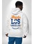 Atletic Los Angeles Erkek Kadın Beyaz Ön Sırt Baskılı Kapüşonlu Sweatshirt Hoodie 4
