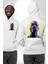 Eriyen Boya Gibi Insanlık Erkek Kadın Beyaz Ön Sırt Baskılı Kapüşonlu Sweatshirt Hoodie 1