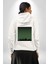 California Erkek Kadın Beyaz Ön Sırt Baskılı Kapüşonlu Sweatshirt Hoodie 5