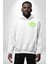 Sokak Sitili Atık Toxic Erkek Kadın Beyaz Ön Sırt Baskılı Kapüşonlu Sweatshirt Hoodie 2