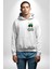 Paskalya Tavşanı Hip Hop Yeşil Şapka Erkek Kadın Beyaz Ön Sırt Baskılı Kapüşonlu Sweatshirt Hoodie 2