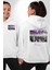 Rox Markası Şehir Tasarımı Erkek Kadın Beyaz Ön Sırt Baskılı Kapüşonlu Sweatshirt Hoodie 1