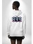 999 Bir Sonuç Bir Bitişi Simgeler Erkek Kadın Beyaz Ön Sırt Baskılı Kapüşonlu Sweatshirt Hoodie 2