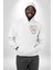 Neon Kafatası Gülen Somurtgan Eriyen Emoji Erkek Kadın Beyaz Ön Sırt Baskılı Kapüşonlu Sweatshirt Hoodie 5