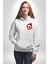 Kırmızı Ateş Kurukafa Rock Erkek Kadın Beyaz Ön Sırt Baskılı Kapüşonlu Sweatshirt Hoodie 5