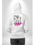 Sokak Kültürü Erkek Kadın Beyaz Ön Sırt Baskılı Kapüşonlu Sweatshirt Hoodie 3