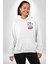 Sokak Kültürü Erkek Kadın Beyaz Ön Sırt Baskılı Kapüşonlu Sweatshirt Hoodie 5