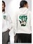 Aşk Tanrısı Gerçek Özgürlüğü Bulma Erkek Kadın Beyaz Ön Sırt Baskılı Kapüşonlu Sweatshirt Hoodie 1