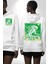 Alien Uzaylı Aranıyor Erkek Kadın Beyaz Ön Sırt Baskılı Kapüşonlu Sweatshirt Hoodie 1