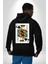 Jack Of Spades Klasik Iskambil Kartı Grafiği Erkek Kadın Siyah Ön Sırt Baskılı Kapüşonlu Sweatshirt Hoodie 2