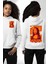 Yeni Nesil Monalisa Erkek Kadın Beyaz Ön Sırt Baskılı Kapüşonlu Sweatshirt Hoodie 1