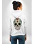 Dia De Los Muertos Erkek Kadın Beyaz Ön Sırt Baskılı Kapüşonlu Sweatshirt Hoodie 3
