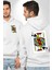 Jack Of Spades Klasik Iskambil Kartı Grafiği Erkek Kadın Beyaz Ön Sırt Baskılı Kapüşonlu Sweatshirt Hoodie 1