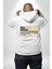 Okyanusun Sesi Erkek Kadın Beyaz Ön Sırt Baskılı Kapüşonlu Sweatshirt Hoodie 4