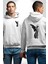 Modern Sanat Yunan Kadın Melek Erkek Kadın Beyaz Ön Sırt Baskılı Kapüşonlu Sweatshirt Hoodie 1