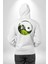 Doğa Silueti Erkek Kadın Beyaz Ön Sırt Baskılı Kapüşonlu Sweatshirt Hoodie 5