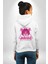 Neon Jungle Leopar Tasarım Erkek Kadın Beyaz Ön Sırt Baskılı Kapüşonlu Sweatshirt Hoodie 3