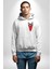 Maske Gangester Kedi Erkek Kadın Beyaz Ön Sırt Baskılı Kapüşonlu Sweatshirt Hoodie 2
