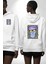 Sadece Piskoloji Erkek Kadın Beyaz Ön Sırt Baskılı Kapüşonlu Sweatshirt Hoodie 1
