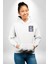 Sadece Piskoloji Erkek Kadın Beyaz Ön Sırt Baskılı Kapüşonlu Sweatshirt Hoodie 5