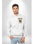 Nakit Dolar Kralı Ayıcık Sokak Stili Erkek Kadın Beyaz Ön Sırt Baskılı Kapüşonlu Sweatshirt Hoodie 4