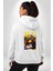 Monalisa Elektrik Özel Yapay Zeka Tasarımı Erkek Kadın Beyaz Ön Sırt Baskılı Kapüşonlu Sweatshirt Hoodie 2
