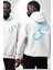 Zincirini Kır Uyan Erkek Kadın Beyaz Ön Sırt Baskılı Kapüşonlu Sweatshirt Hoodie 1