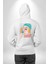 Sakin Ol Tüm Sorunlar Çözüldü Dondurma Ile Erkek Kadın Beyaz Ön Sırt Baskılı Kapüşonlu Sweatshirt Hoodie 3