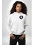 Nasa Astronaut Uzay Zıplaması Erkek Kadın Beyaz Ön Sırt Baskılı Kapüşonlu Sweatshirt Hoodie 2