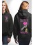 Kalp Kırıklığı Aşkın Ne Kadar?para Konuşalım? Erkek Kadın Siyah Ön Sırt Baskılı Kapüşonlu Sweatshirt Hoodie 1