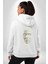 Boyanabilir Maskı Sokak Stili Erkek Kadın Beyaz Ön Sırt Baskılı Kapüşonlu Sweatshirt Hoodie 3