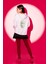 Boyanabilir Maskı Sokak Stili Erkek Kadın Beyaz Ön Sırt Baskılı Kapüşonlu Sweatshirt Hoodie 5