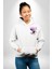 Sokak Stili Katil Aşk Meleği Erkek Kadın Beyaz Ön Sırt Baskılı Kapüşonlu Sweatshirt Hoodie 3