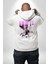 Sokak Stili Katil Aşk Meleği Erkek Kadın Beyaz Ön Sırt Baskılı Kapüşonlu Sweatshirt Hoodie 5