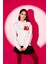 Kırmızı Boğa Maskotu Erkek Kadın Beyaz Ön Sırt Baskılı Kapüşonlu Sweatshirt Hoodie 4