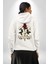 Gözlüklü Kedi Çift Tasarım Erkek Kadın Beyaz Ön Sırt Baskılı Kapüşonlu Sweatshirt Hoodie 5
