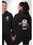 Bonanza Gülen Surat Gangster Erkek Kadın Siyah Ön Sırt Baskılı Kapüşonlu Sweatshirt Hoodie 1