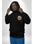 Yaz Tatili Güneş Geldi Tema Erkek Kadın Siyah Ön Sırt Baskılı Kapüşonlu Sweatshirt Hoodie 5