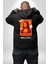 Yeni Nesil Monalisa Erkek Kadın Siyah Ön Sırt Baskılı Kapüşonlu Sweatshirt Hoodie 2