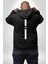 Başarı Motivasyon Dik Tasarım Erkek Kadın Siyah Ön Sırt Baskılı Kapüşonlu Sweatshirt Hoodie 4