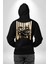 Yapay Zeka Gül Yılan Altın Siyah Gül 3D Erkek Kadın Siyah Ön Sırt Baskılı Kapüşonlu Sweatshirt Hoodie 2