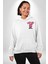 Öfkeli Voodoo Tavşan Xox Erkek Kadın Beyaz Ön Sırt Baskılı Kapüşonlu Sweatshirt Hoodie 2