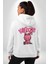 Öfkeli Voodoo Tavşan Xox Erkek Kadın Beyaz Ön Sırt Baskılı Kapüşonlu Sweatshirt Hoodie 3