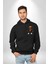 Hiphop Ayı Tedy Güneş Gözlük Deri Ceket Erkek Kadın Siyah Ön Sırt Baskılı Kapüşonlu Sweatshirt Hoodie 3