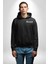 Kutsanmış Sokak Stili Erkek Kadın Siyah Ön Sırt Baskılı Kapüşonlu Sweatshirt Hoodie 4