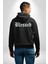 Kutsanmış Sokak Stili Erkek Kadın Siyah Ön Sırt Baskılı Kapüşonlu Sweatshirt Hoodie 5